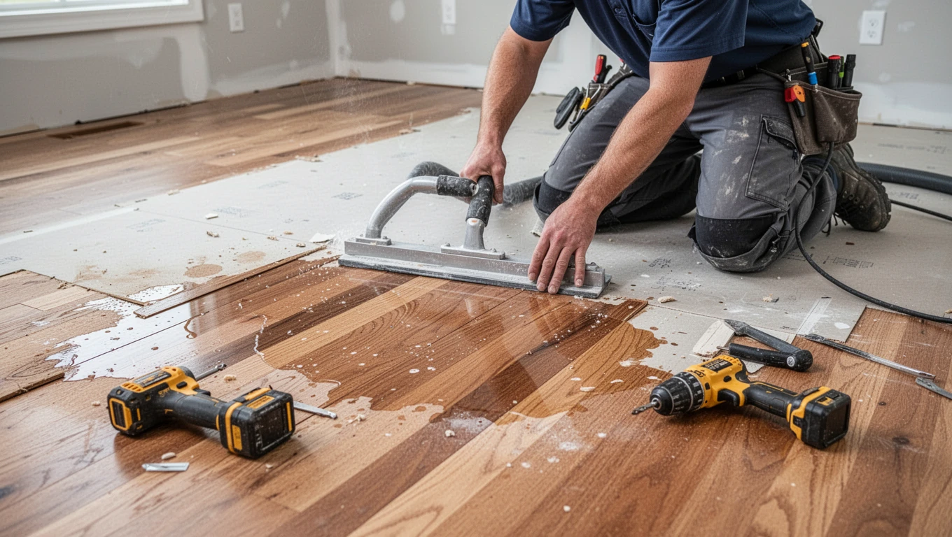 Hardwood Floor Water Damage Repair