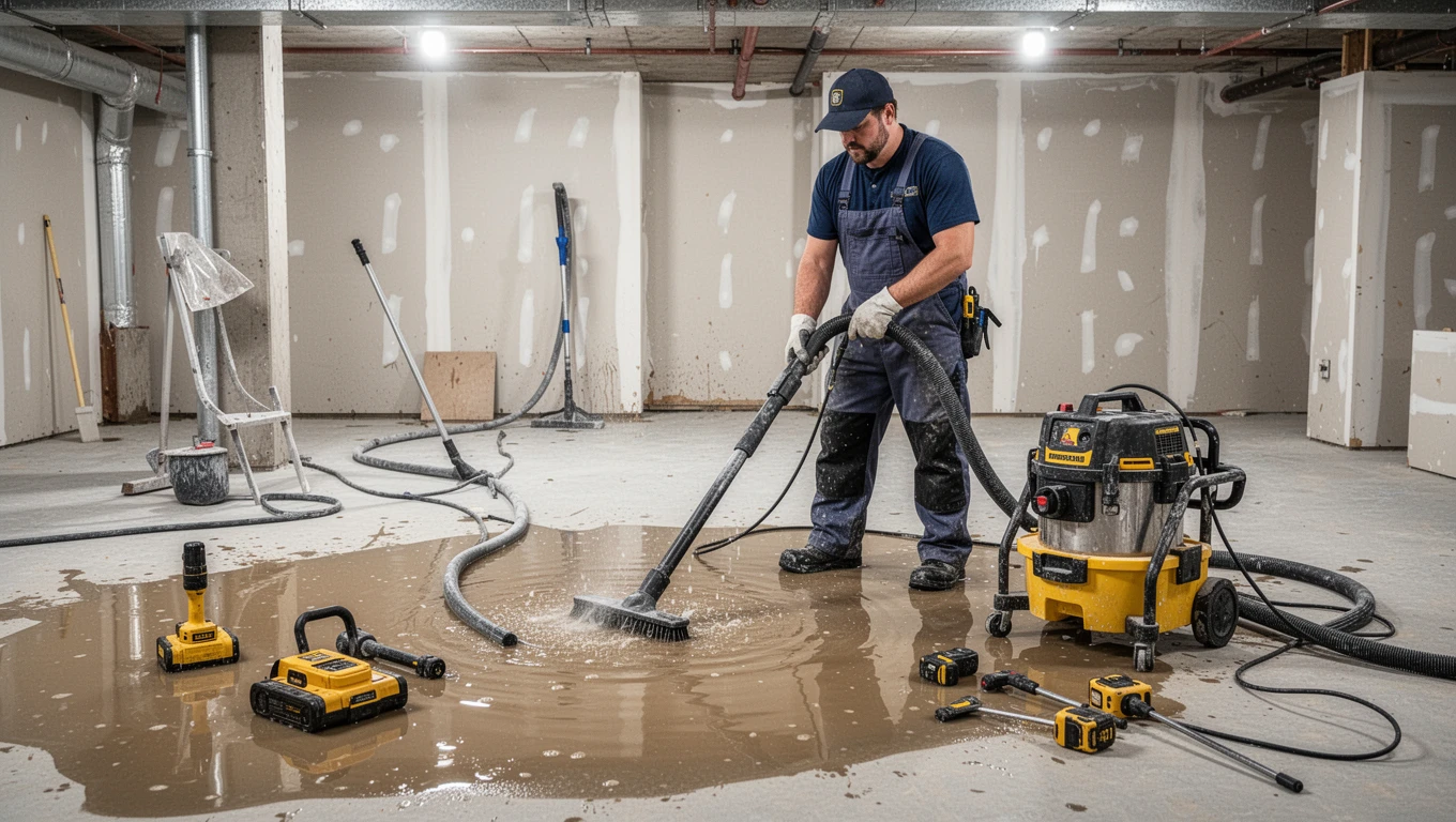 Basement Flood Cleanup